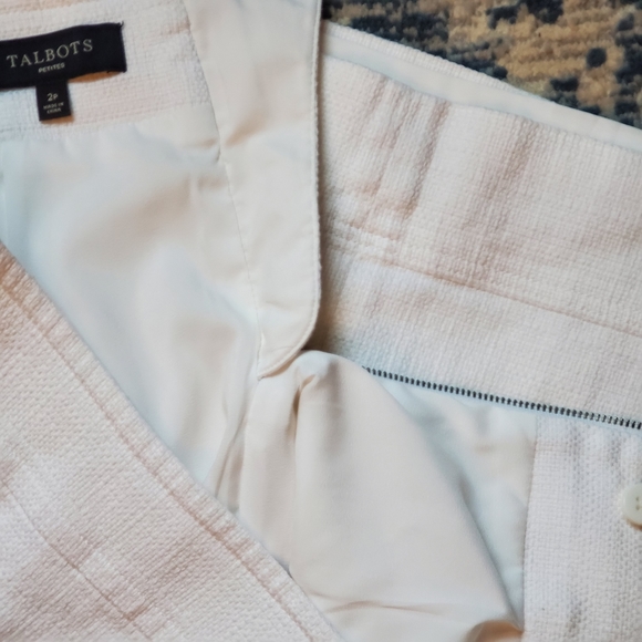 Talbots White Tweed Pencil Skirt 2P - Picture 10 of 11